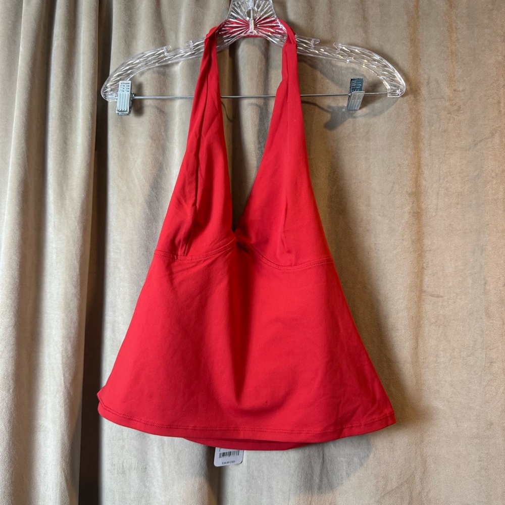 Free People intimately Still here halter top‎ Red  Camisole shirt - Picture 2 of 5